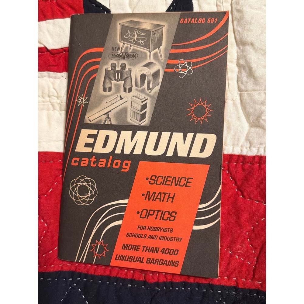 Edmund Scientific Catalog No. 691 | 1950s Atomic Age Science Optics Math